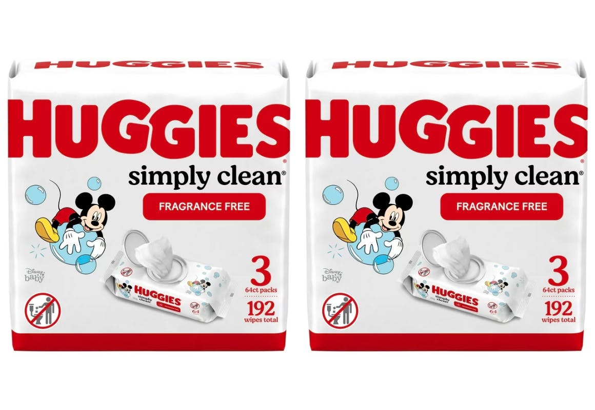 2 Huggies Wipes