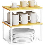 Kitchen Cabinet Shelf Racks 2-Pack