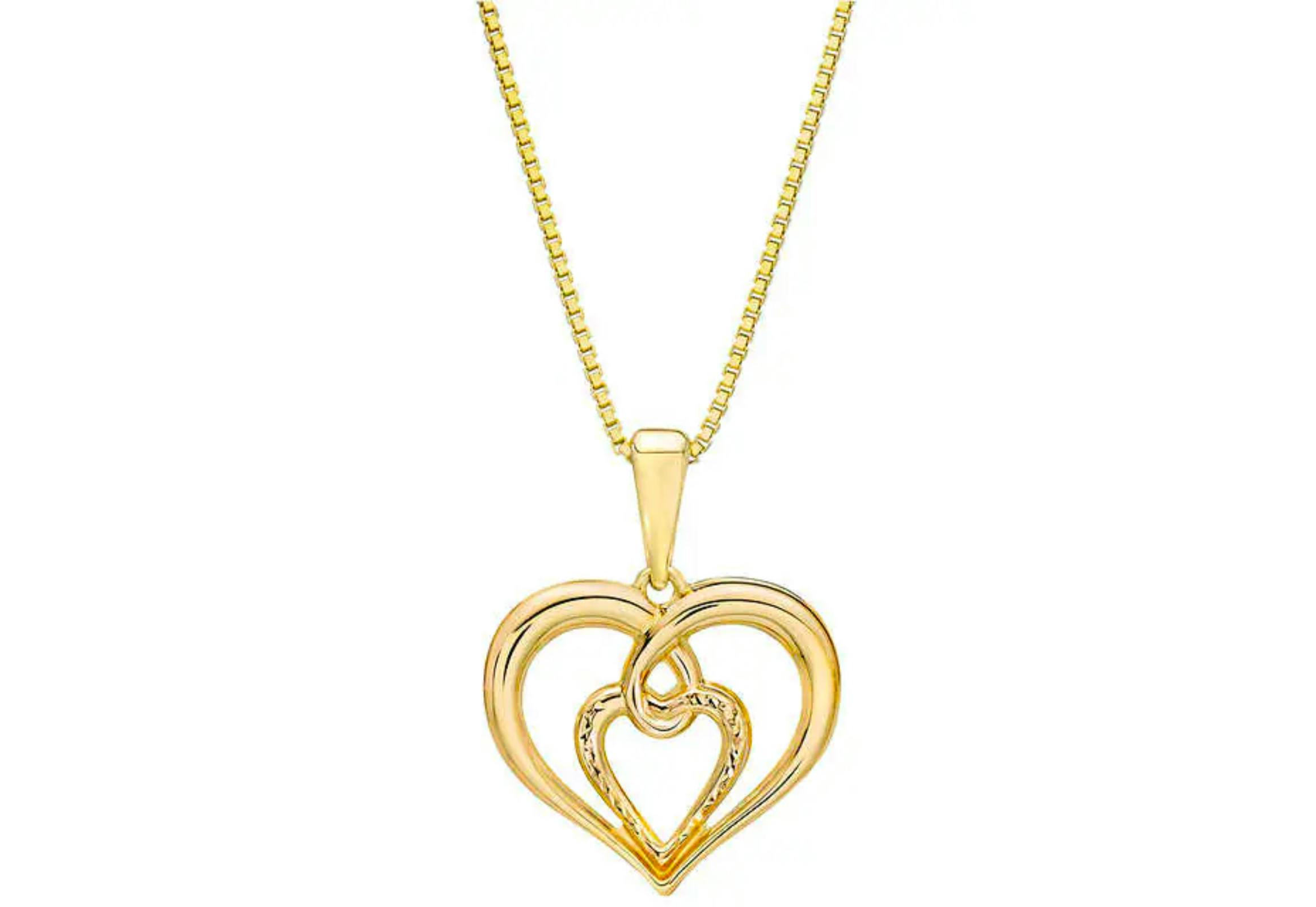 Gold Heart Pendant