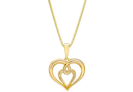 Gold Heart Pendant