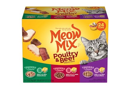 Meow Mix Tenders Cat Food 24-Pack