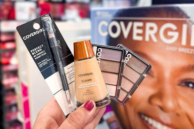 Get Free Covergirl Foundation and Eye Makeup at CVS + Moneymaker card image