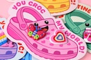 B0FVLRV2QY V-Day Croc Charms