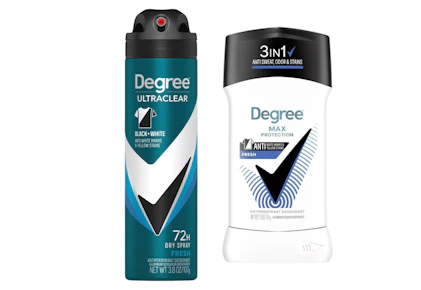 2 Degree Deodorants
