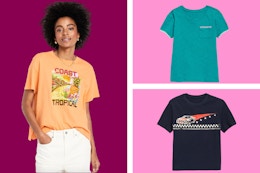 Shirts for the Family at Old Navy: $4 for Kids and $6 for Adults card image
