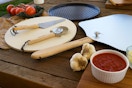 The Home Depot Nexgrill pizza grilling and cutting set