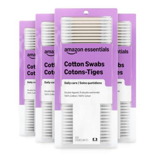 Amazon Essentials Cotton Swabs 4-Pack