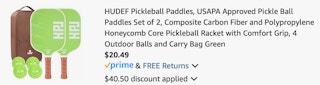 Pickleball set Amazon receipt