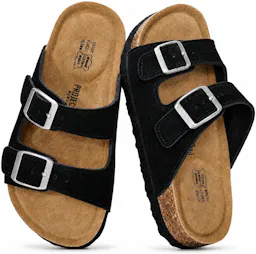 Kids' Leather Sandals