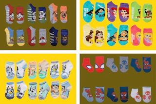 kids character socks 