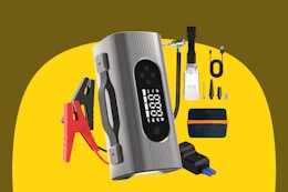 3-in-1 Jump Starter, Tire Inflator, and Vacuum, $29.99 on Amazon card image