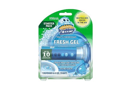 Scrubbing Bubbles Toilet Stamps