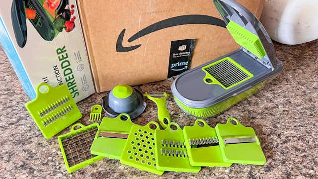 10-in-1 Fruit and Vegetable Chopper, Just $20 on Amazon card image