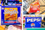 cheese hot dogs soda collage
