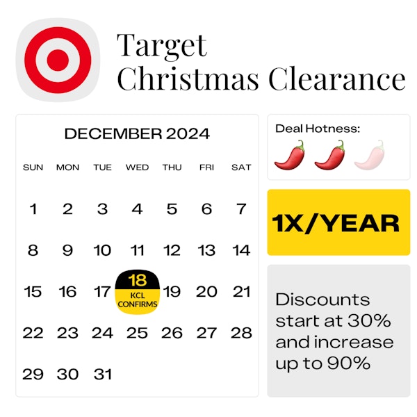 Target Christmas Clearance — December 2024