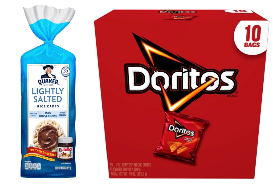 3 Doritos + 2 Quaker