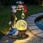 Solar Cardinal Garden Statue