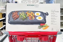Bella Electric Griddle With Warming Tray, Just $22.98 on Amazon card image
