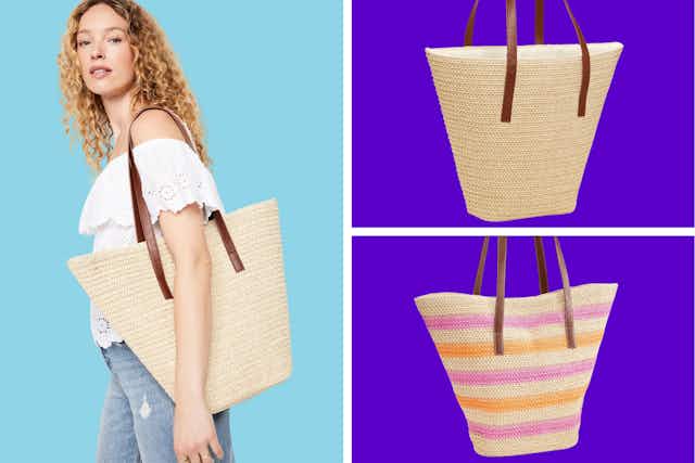 Trendy Straw Bags, Now Available at Old Navy — Get Yours for Just $17 card image