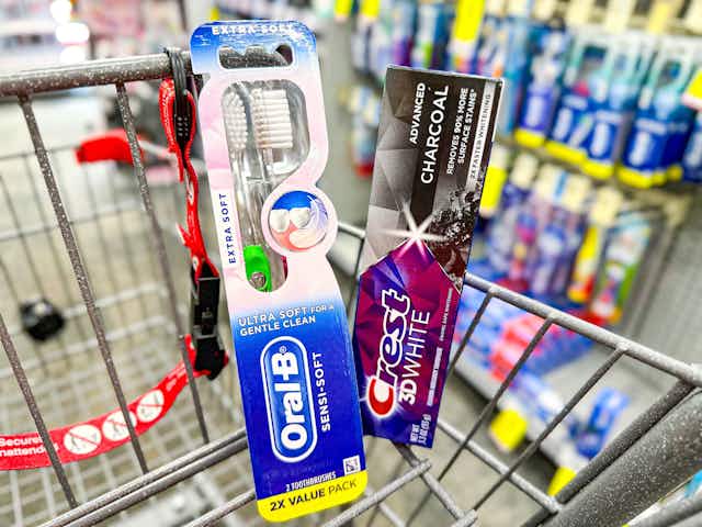 Free Crest Toothpaste and Oral-B Products at CVS card image
