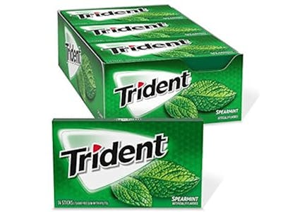 Trident Sugar Free Gum 12-Pack