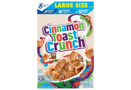 2 Cinnamon Toast Crunch Cereals