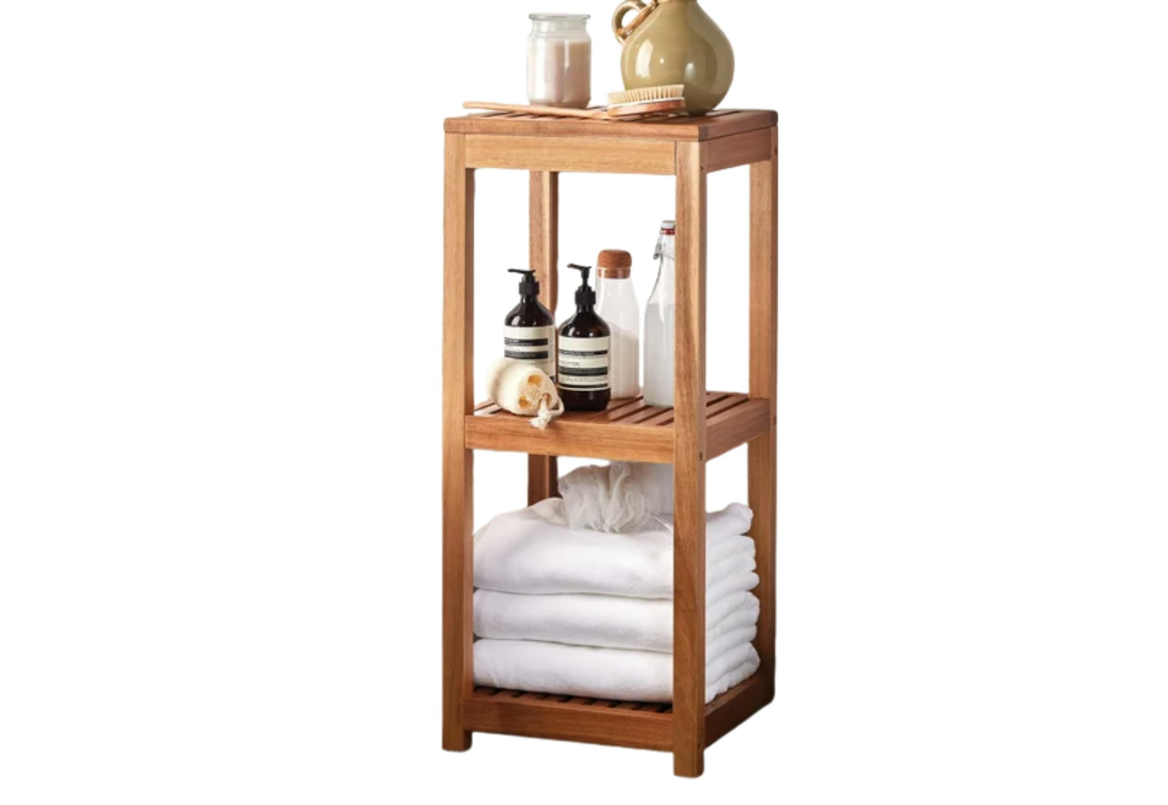 Mesa 3-Tier Acacia Storage Shelf