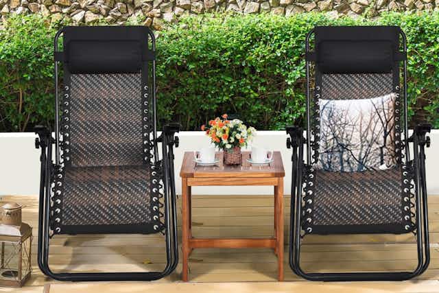Popular Zero-Gravity Chair 2-Pack, Only $105 at Tanga ($53 per Chair) card image