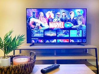 marvel category displayed on disney plus app