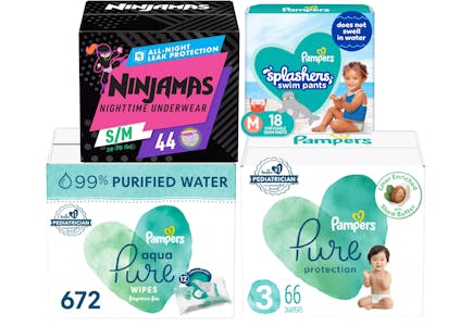 4 Pampers Products