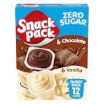 Snack Pack Zero Sugar Pudding 12-Pack