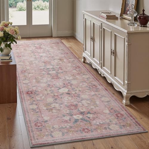 Vintage Floral Runner Rug