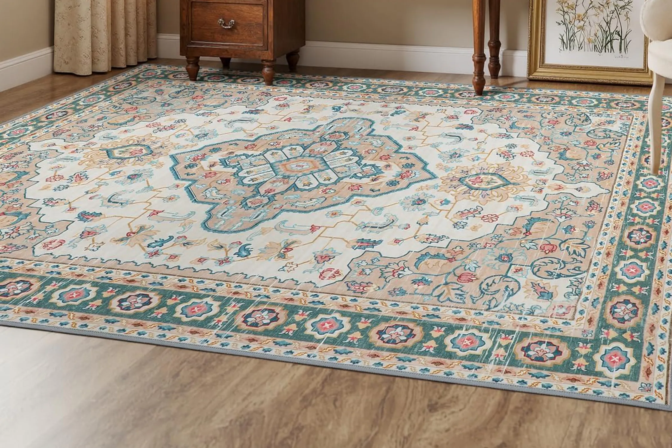 Washable Area Rugs Starting at deal at Amazon