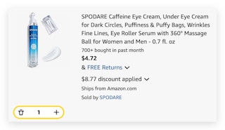 SPODARE Caffeine Eye Cream