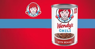 Official announcement of Wendy's chili in a can from Conagra foods.