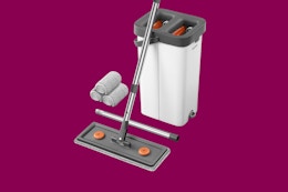 Mop and Bucket Wringer Set, Just $19.99 on Amazon (Reg. $40) card image