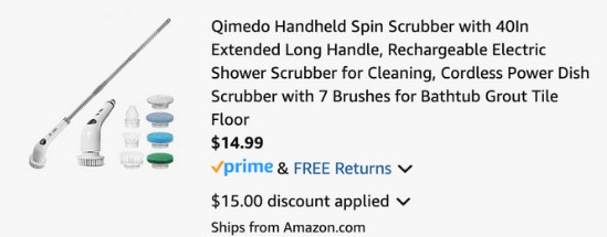 Spin Scrubber cart