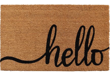 Mainstays Coir Hello Doormat