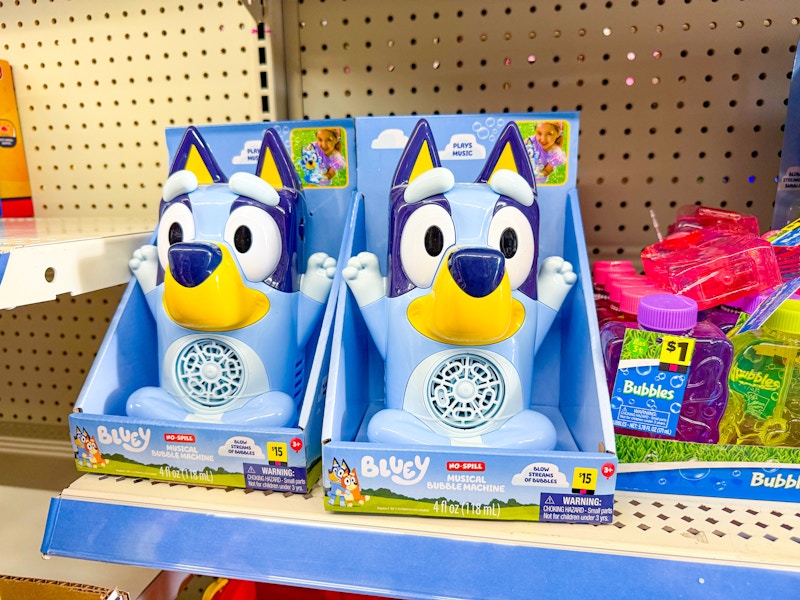 dollar general bluey musical bubble machine