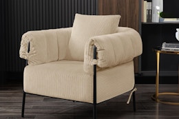 Upholstered Accent Chair, $70 on Amazon (Reg. $140) card image