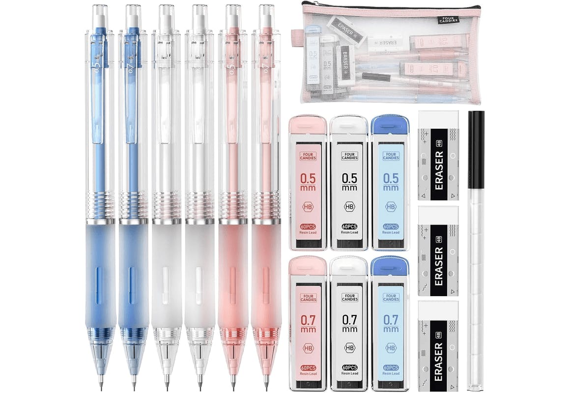Four Candies Mechanical Pencil Set