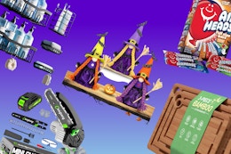 amazon items on a background gradient