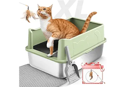 Stainless Steel Cat Litter Box