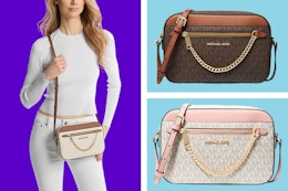 Michael Kors Large Crossbody Bag, Only $59 Shipped card image