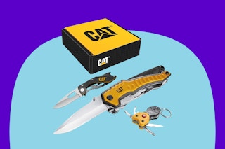 CAT knife set on KCL template