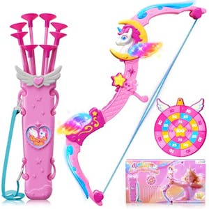 Unicorn Light-Up Bow and Arrow Set