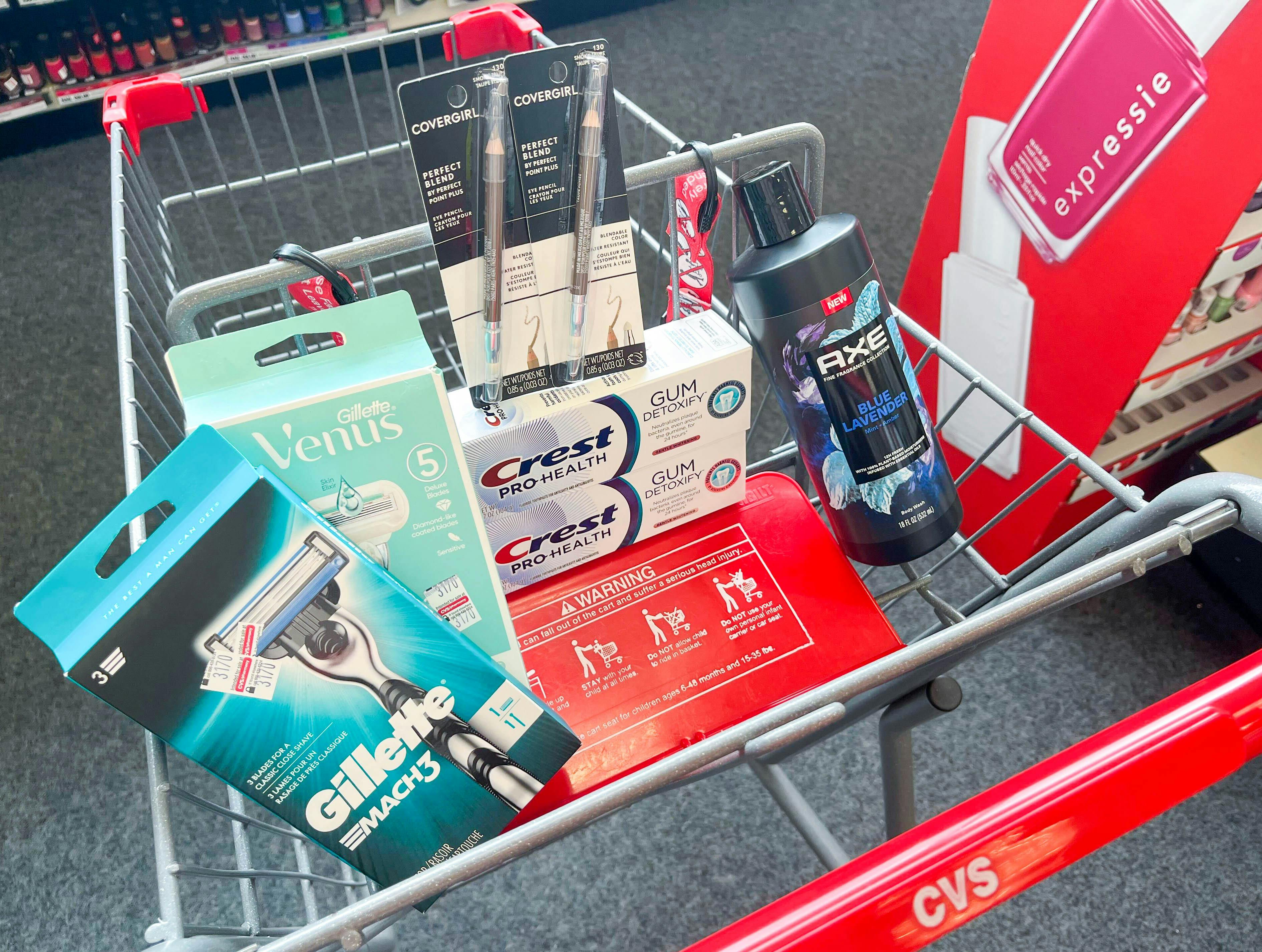 Moneymaker Shopping Haul at CVS — Axe, Covergirl, Crest & Gillette ...