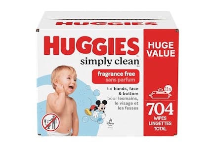 Huggies Simply Clean Baby Wipes