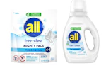 2 All Laundry Detergents (43 loads)