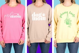 Shopper-Favorite State of Mine Mama Sweatshirts, Only $5.88 at Sam’s Club card image